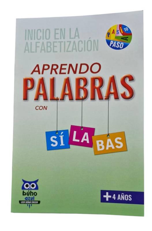 Libro De Alfabetización Aprendo Palabras Con Silabas Lesa Ed