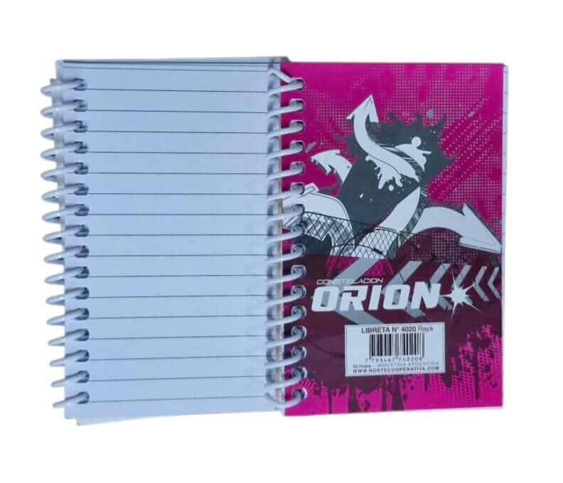 Libreta Orion C/Espiral 4020 40Hjs