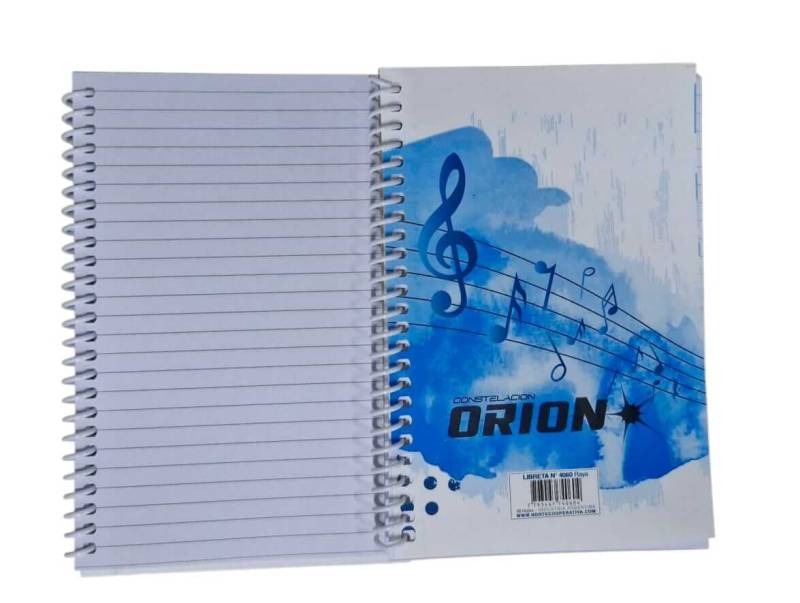 Libreta Orion C/Espiral 4060 40Hjs