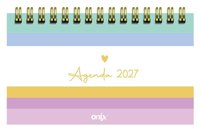 Agenda Onix 2027 C/Esp Pocket Lines 3 Multicolor Semanal Ag27D011