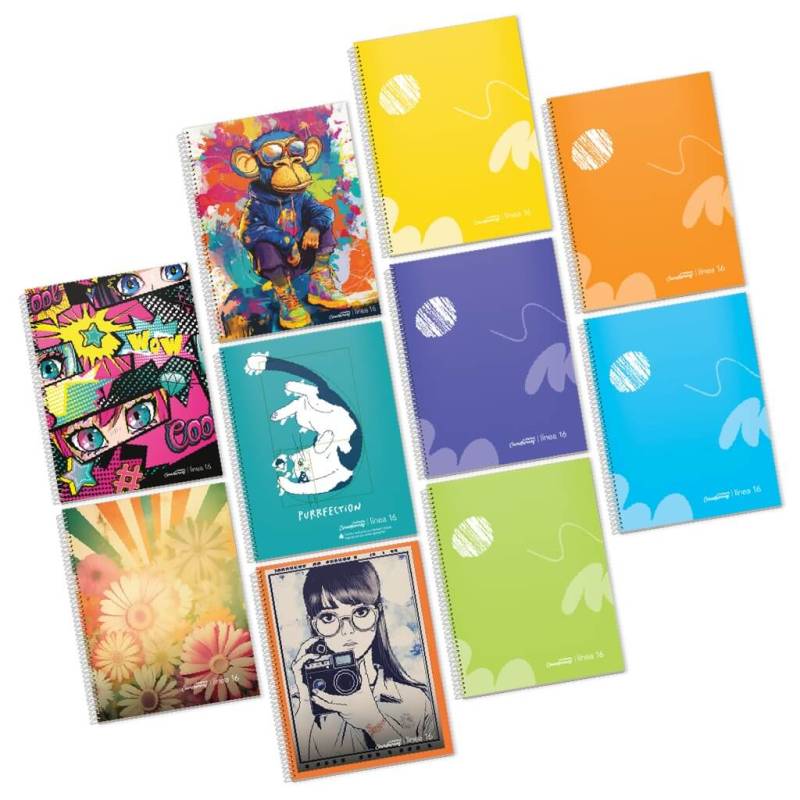 Cuaderno Ledesma Linea 16 Low Cost X 70 H Rayado Caja X 60 Un