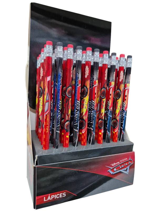 Lapiz Grafito C/Goma Cresko Cars