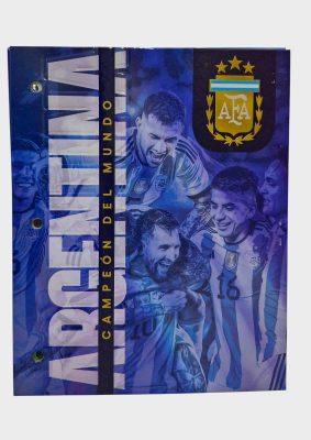 Carpeta C/Cordon N°3 Oliver Argentina Campeón Cartoné