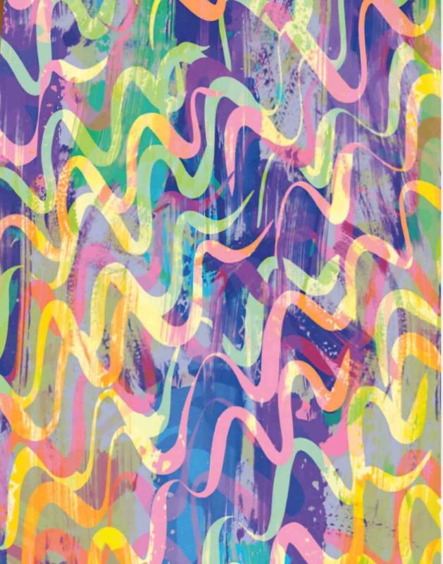 Papel Afiche Regalo Mag N°5117 Ondas Vivas Paq X 10 Un