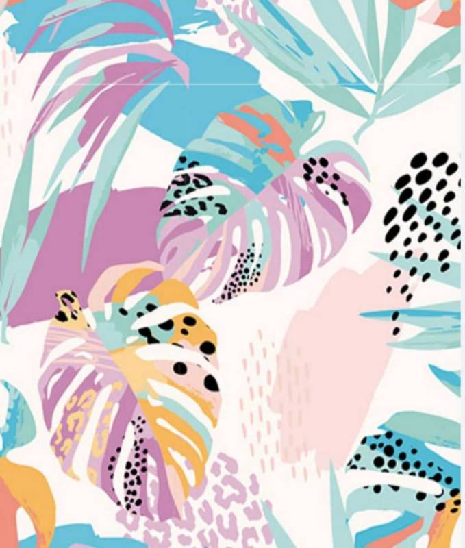 Papel Afiche Regalo Mag N°5127 Modern Tropical Paq X 10 Un