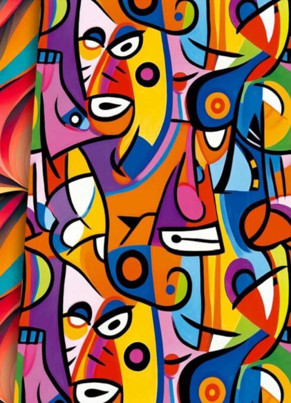 Papel Afiche Regalo Mag N°5144 Picasso Art Paq X 10 Un