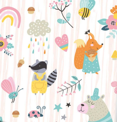 Papel Afiche Regalo Mag N°5174 Sweet Forest Friends Paq X 10 Un