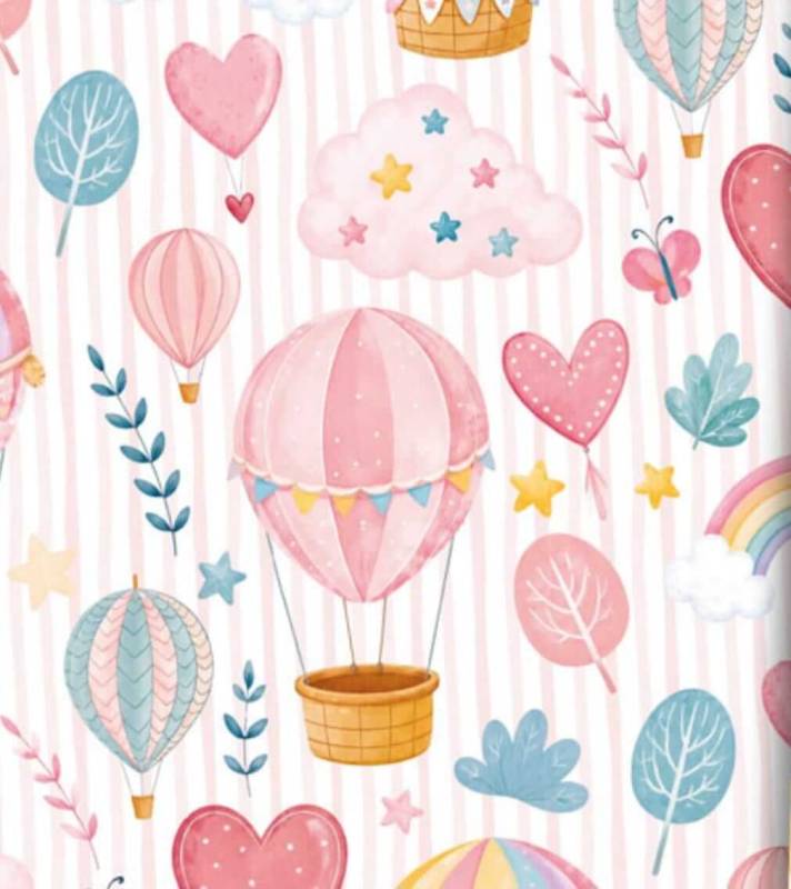 Papel Afiche Regalo Mag N°5176 Sky Balloon Dreams Paq X 10 Un