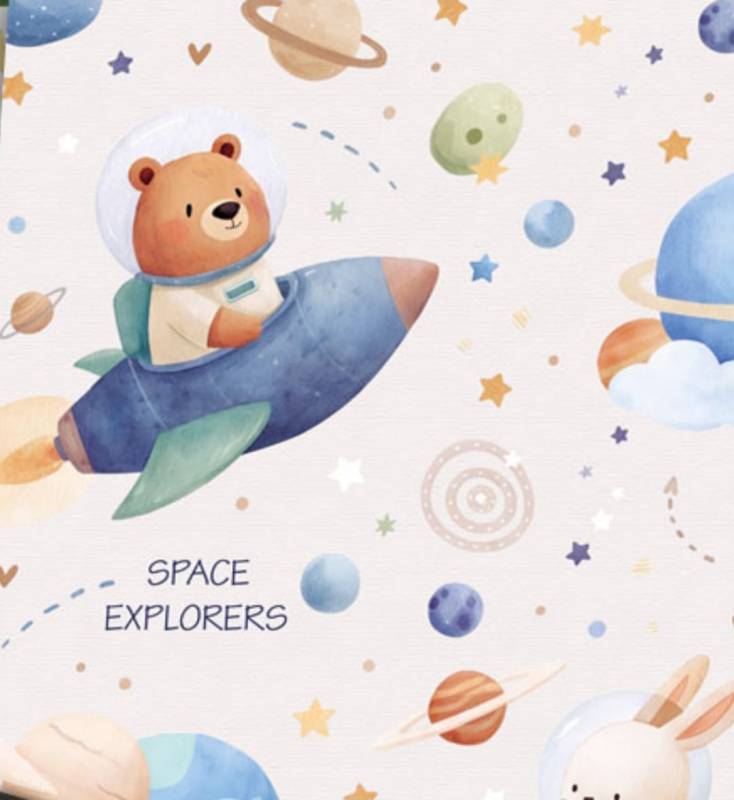 Papel Afiche Regalo Mag N°5178 Space Explorer Paq X 10 Un