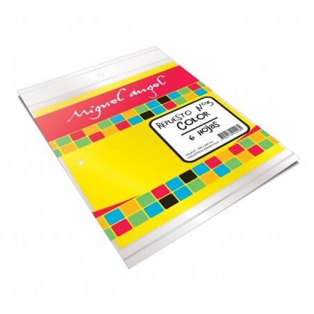 Repuesto P/Dibujo N° 3 Color Miguel Angel 6 Hjs