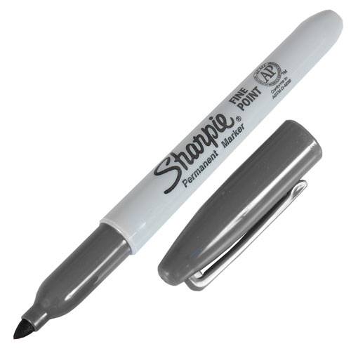 Marcador Sharpie Fino Permanente Negro
