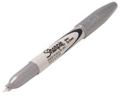 Marcador Sharpie Fino Metallic Plata