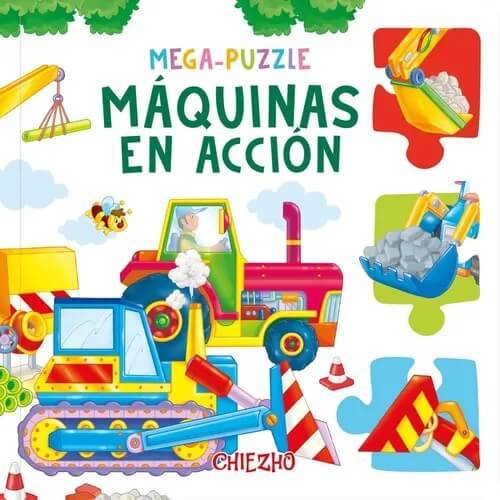 Libro Megapuzzle Maquinas De Acción Chiezho 30007