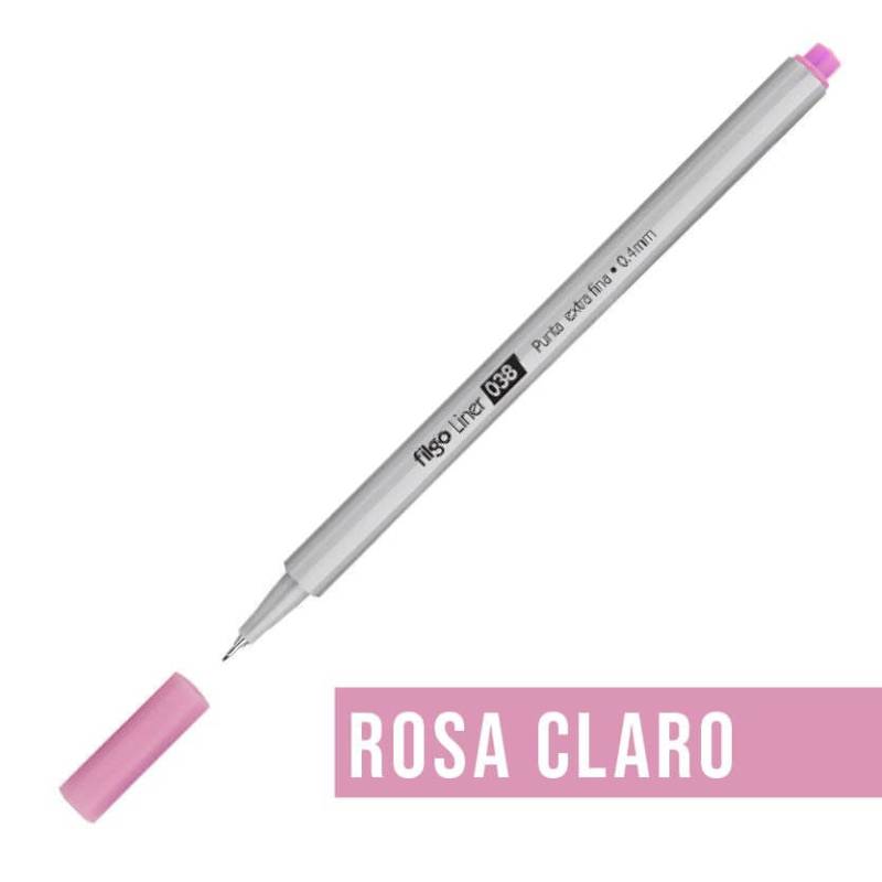 Microfibra Filgo 038 Line 0.4Mm Rosa Claro Caja X 10 Unid