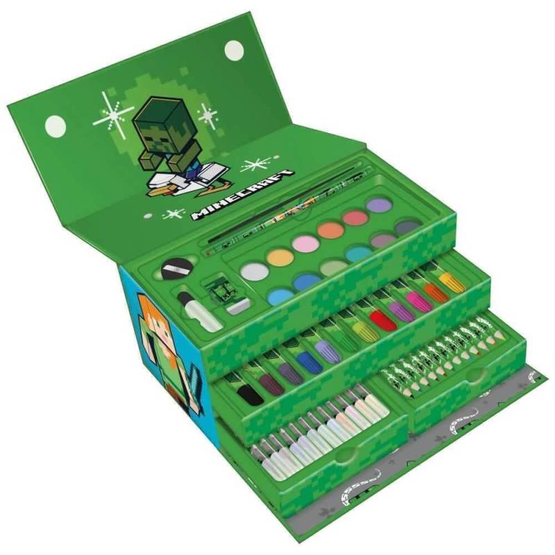 Set De Arte Cresko Minecraft Mi602 Caja 54 Pzas