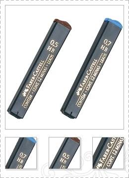 Minas Faber De Grafito Tubo X 12 Unid 0,5Mm 2B Caja X 12 Un
