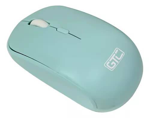 Mouse Inalambrico Color Verde Pastel Mig-123 Gtc