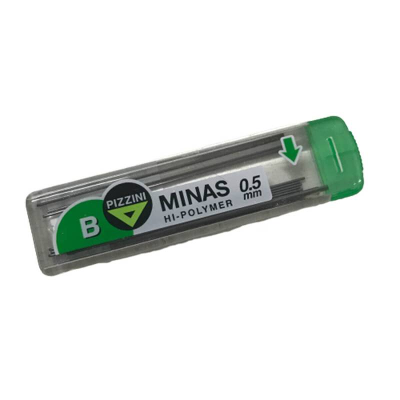 Minas Pizzini 0.5Mm B Caja X 12 Tubos
