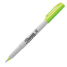 Microfibra Sharpie Ultrafino Permanente Verde Lima