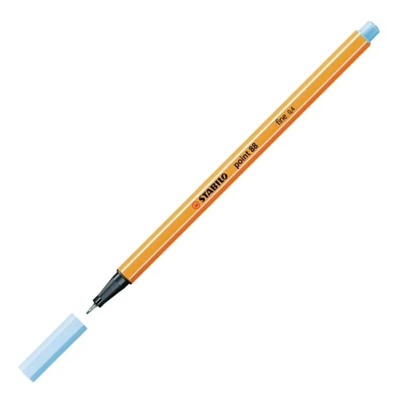 Microfibra Stabilo Point 88/11 Pta Metal 0,4Mm Azul Hielo