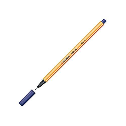 Microfibra Stabilo Point 88/22 Pta Metal 0,4Mm Azul Noche