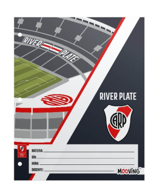 Separador De Materias Escolar Mooving River Plate 1125