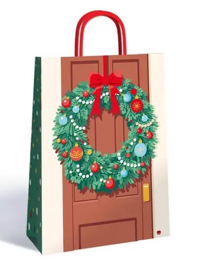 Bolsa P/Regalo Romipack 30X41 Momentos De Navidad