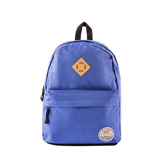 Mochila Talbot Esp 17 Lisa Azul 7248 2 Cierres