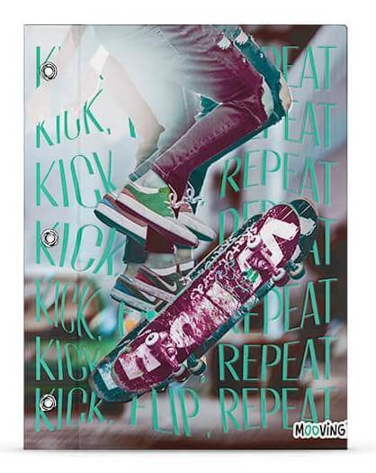 Carpeta C/Cordon N°3 Mooving Skate On Cartoné 3250