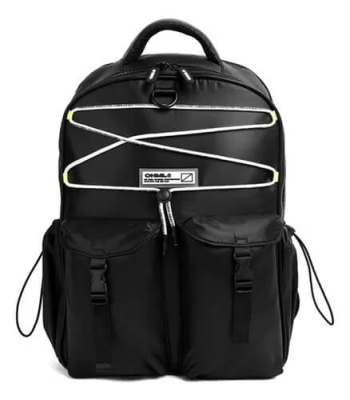 Mochila Chimola New M158 Negro Espalda 17´