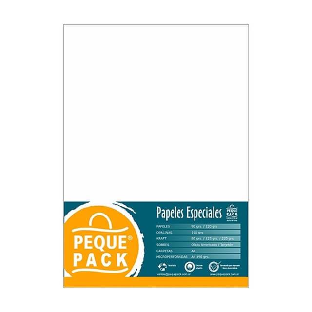 Papel A4 Opalina 180 Grs Paq X  100 Hjs