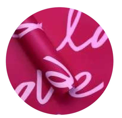 Papel Coreano Rexon 57X57Cm Love 045 Rojo 03 Paq X 10