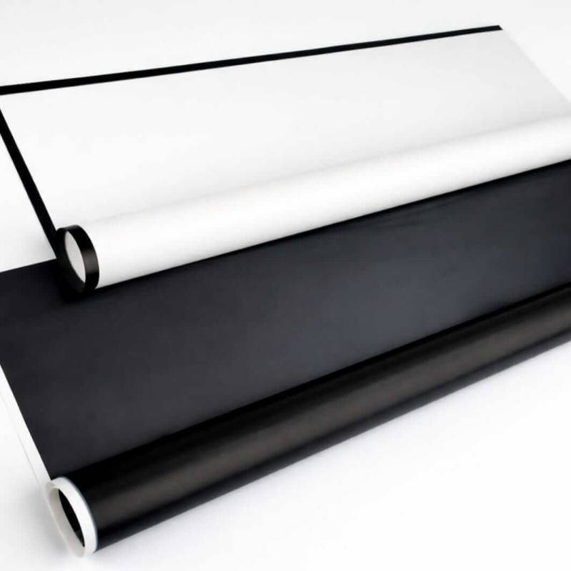 Papel Coreano Rexon 57X57Cm Negro Y Blanco 069 Paq X 10