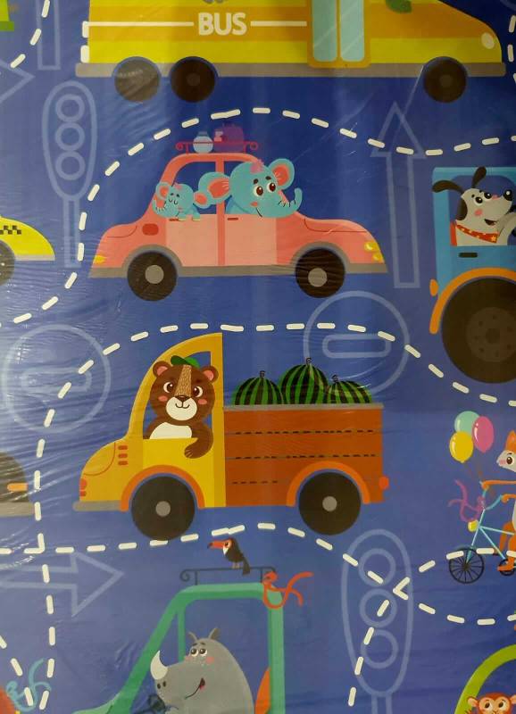 Papel Plastificado Muresco X 10 Unid Autos Y Animales 3792