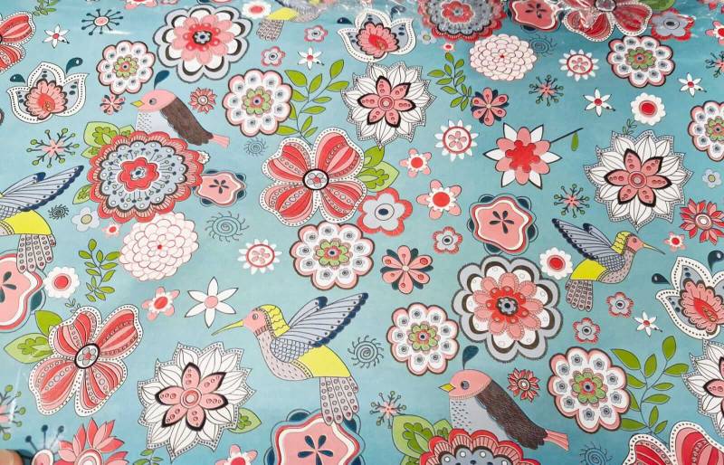 Papel Plastificado Fantasia Colibri Paq X 10