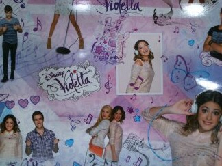 Papel Plastificado Fantasia Violeta Paq X 10