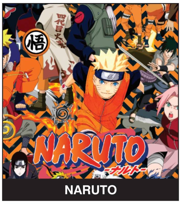 Papel Plastificado Fantasia Naruto Paq X 10