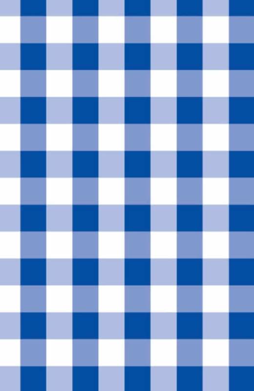 Papel Cuadrille Azul Plastificado