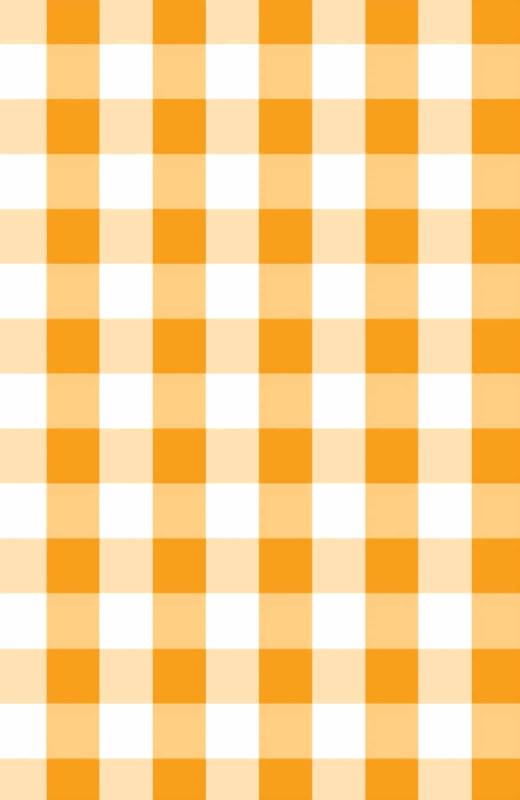 Papel Cuadrille Naranja Plastificado