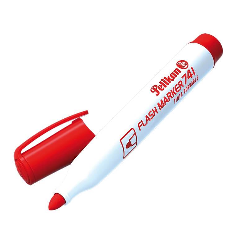 Marcador Pelikan 741 Rojo P/Pizarra Blanca