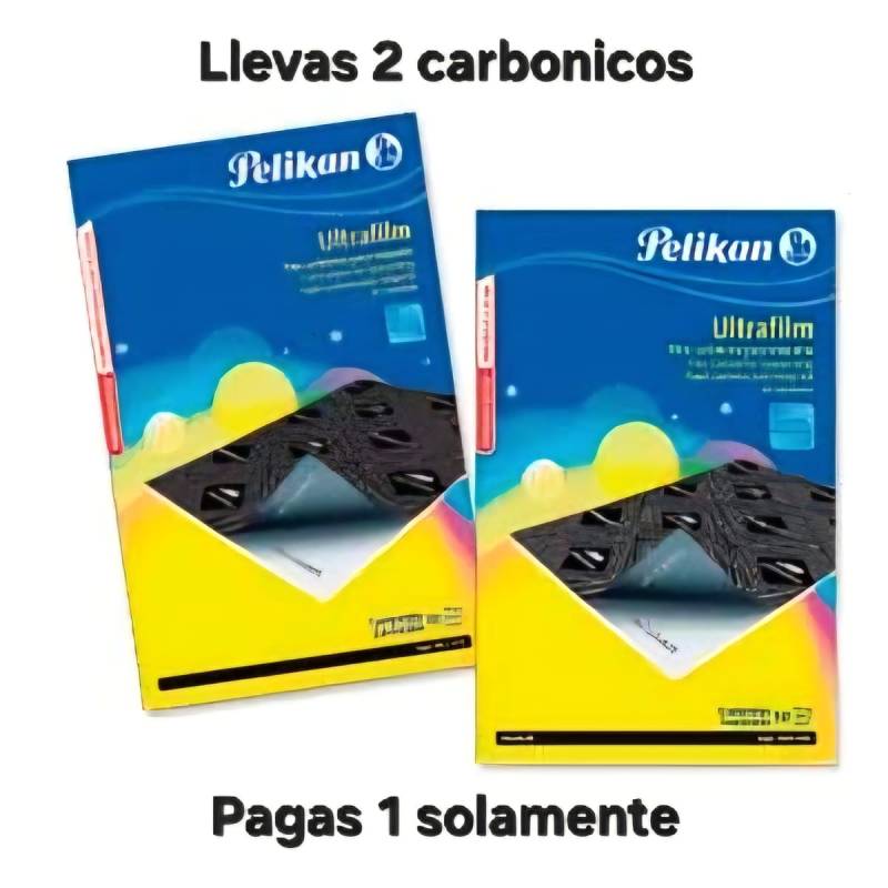 Carbonico Pelikan Oficio X 50 Negro 410 Ultrafilm Promo 2 X 1