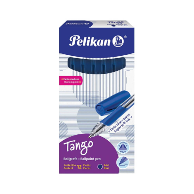Boligrafo Pelikan Tango Azul Caja X 12 Unid