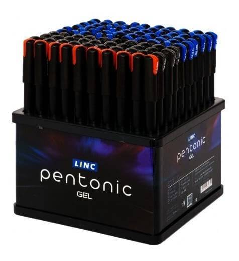 Boligrafo Pentonic Tinta Gel Exhibidor Colores Clasicos X 100 Unid 854-1