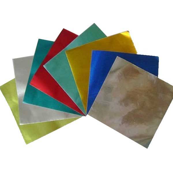 Papel Glase Metalizado 15X15 Sob X 10