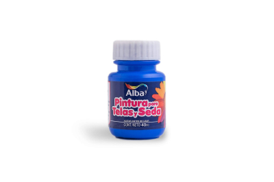 Pintura Para Telas Y Seda Alba 40 Ml - 547 Azul Milos