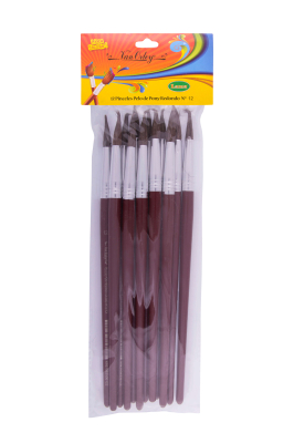 Pincel Van Orley Redondo Nº 11  Paq X 12 Unid