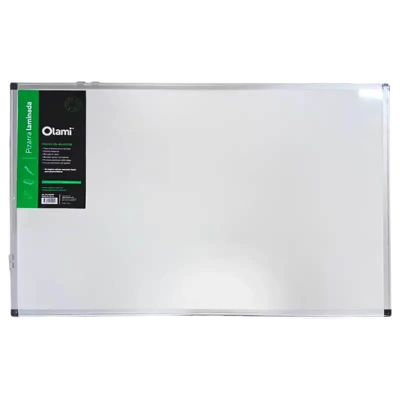 Pizarra Blanca Laminada Marco Aluminio 120X180Cm 