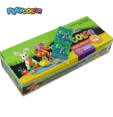 Plastilina Playcolor X 24 Verde