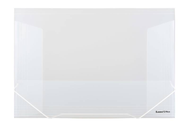 Carpeta 3 Solapas C/Elast 35X50 Plast  Lama Translu Cristal