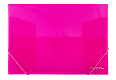 Carpeta 3 Solapas C/Elast A4 Polip Transluc Fucsia Lama Pp02An
